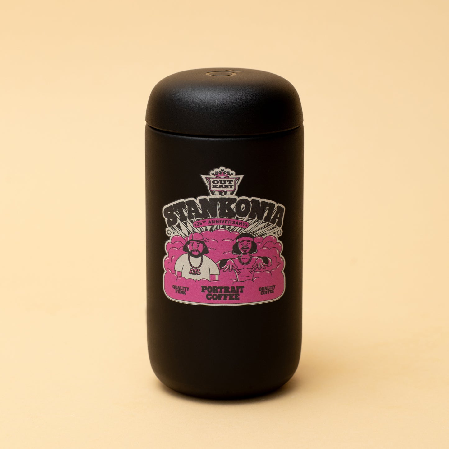 Stankonia Fellow Carter Mug detail, Outkast x portrait.mom 25th anniversary travel mug