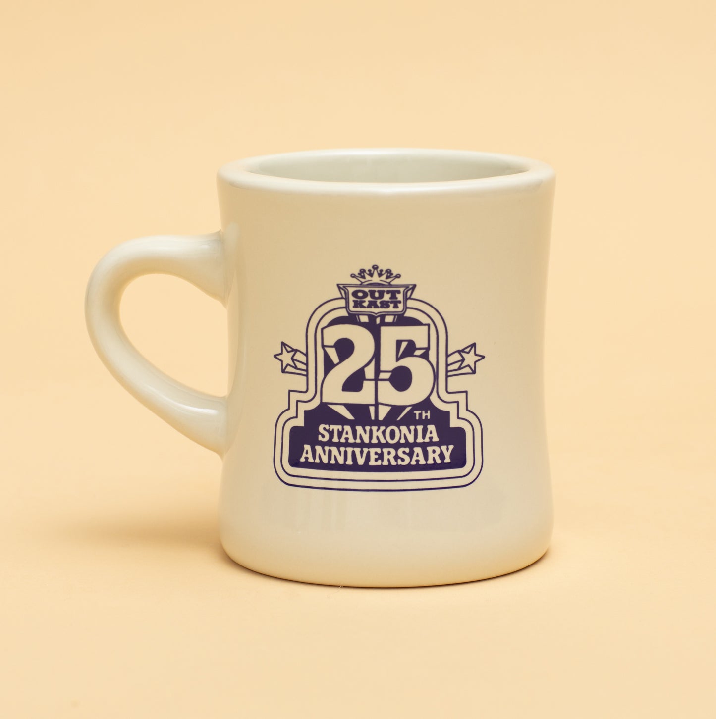 Stankonia Diner Mug by portrait.mom and Created Co., a limited-edition Outkast 25th anniversary mug