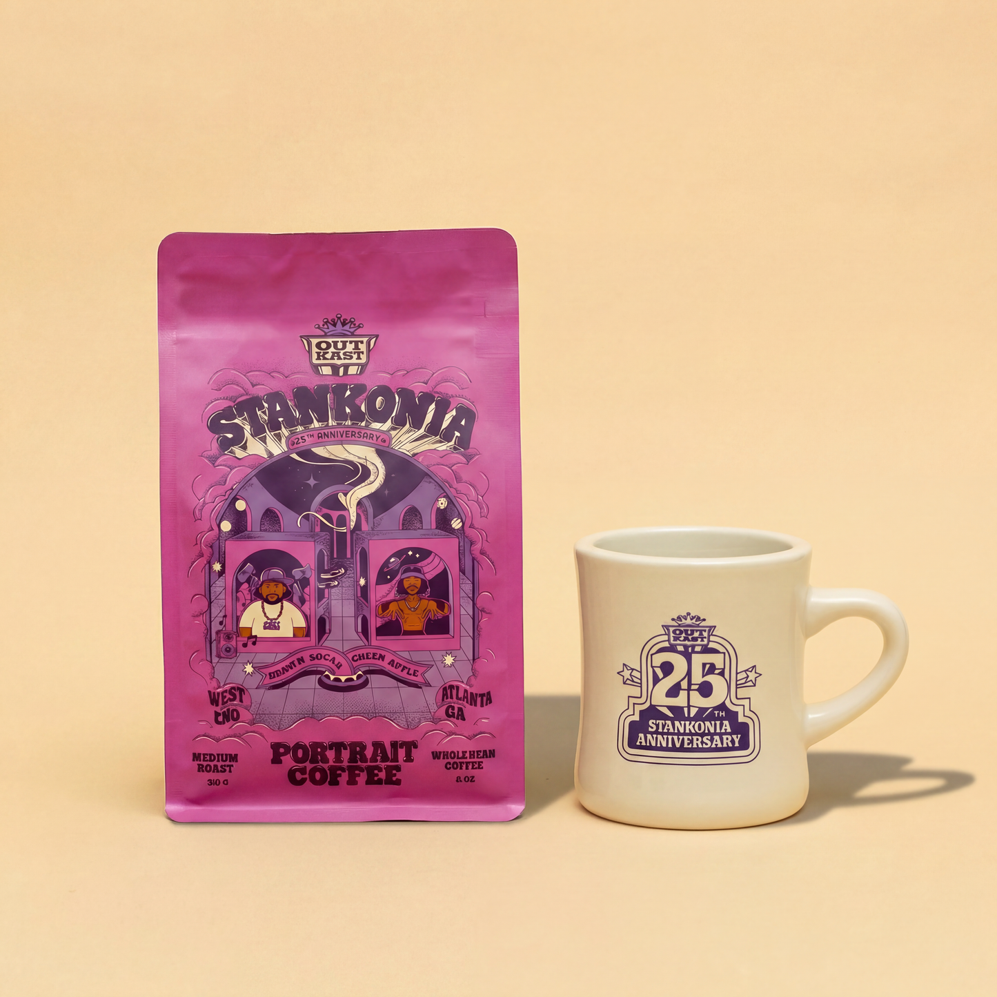 Stankonia Essentials Set bundle by portrait.mom, includes Stankonia Coffee and Stankonia Diner Mug